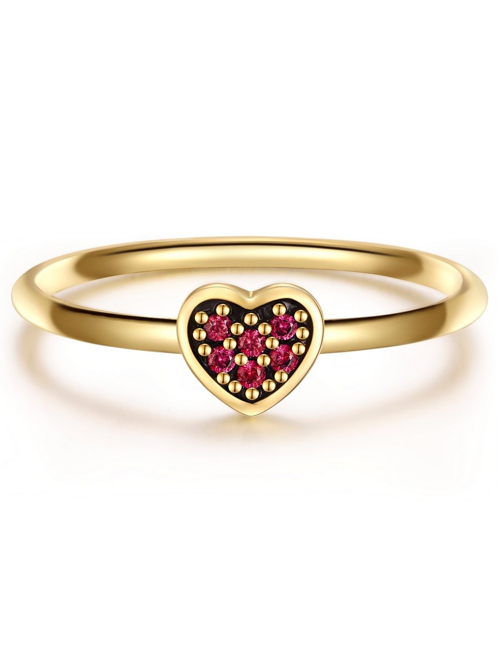 Glanzstücke München Silberring Damen gold, 54 Image