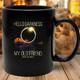 Hello Darkness My Old Friend Total Solar Eclipse April 8 2024 Vintage Street Style Funny Coffee Mugs