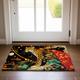 Art Deco Leopard Doormat Non-Slip Oil Proof Rug Indoor Outdoor Mat Bedroom Decor Bathroom Mat Entrance Rug Door Mat