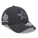 Youth New Era Graphite Dallas Cowboys 2024 NFL Draft 9FORTY Adjustable Hat