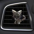 Car Dashboard Decorations Fashion Cute Cat Cartoon Figure Figurines Car Air Conditioning Decoration