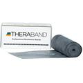 THERABAND Professional Latex Resistance Bands Individual 6 Ft Elastic Band as Exercise Equipment Physical Therapy Pilates At-Home Workouts 6 Foot Black Special Heavy Advanced Level 1