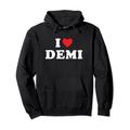 Demi Vornamen-Geschenk, I Love Demi Demi Herz Demi Pullover Hoodie