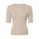 Marc O'Polo T-Shirt mit Leinen-Anteil Damen beige, S