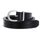 Calvin Klein Damen Must Metal Loop RND Belt 25MM K60K610158 Gürtel, Schwarz (Ck Black), 115