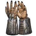 Halloween Alien Battle Iron Blood Warrior Gloves Film and Television Surrounding Cosplay Dressing Props Latex Gloves