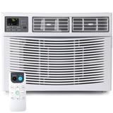 10 000 BTU Window Air Conditioner Air Conditioners Window-Mounted Room Fast Cooling for 450 Sq.Ft. Indoor Window AC Unit for Summer Auto-Restart 3 Cooling & Fan Speeds Remote/App Control