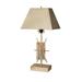 26 Inch Modern Accent Table Lamp Metal And Acrylic Frame Champagne Gold