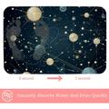 FeBohao Bath Mat Bathroom Rug Highly Absorbent Quick Dry Technical Cloth Fabric Bathtub Living Room Carpet Pad Rubber Bottom Big Rectangle Washable Cute Outdoor Homes Novelty Child Horoscope