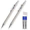 Mr. Pen- Mechanical Pencils 0.5 Pack of 2 Metal Mechanical Pencil with Lead and Eraser Drafting Pencil Drawing Pencil Mechanical Pencil 0.5 Mechanical Pencils Artist Mechanical Pencils 0.5mm