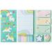 Xqumoi I Just Really Like Unicorns Sticky Notes Set 550 Sheets Cute Cartoon Unicorn Self-Stick Notes Pads Animal Divider Tabs Bundle Writing Memo Pads Page Marker School Office Supplies Small Gift