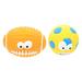 Wear-resistant Chew Toy Puppy Ball Small Dog Toys Squeaky Halloween Emulsion 2 Pcs