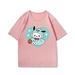 Love Sanrio Joint T-shirt Women Short Sleeve Laurel Dog Kulomi Hello Kitty Melody Japanese Loose Clothes