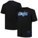 "Men's Mitchell & Ness Black Orlando Magic Big Tall Hardwood Classics Vintage Logo T-Shirt"