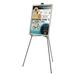 Portable Easel with Adjustable Height for Tabletop or Floor-standing Use Aluminum (Black) (EASEL3364)