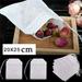 WANYR Gift 100pcs Empty Teabags String Heat Filter Paper Herb Loose Tea Bag Hot