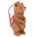 Animal Statues Cute Bear Ornaments Xmas Hanging Resin