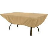 Classic Accessories Terrazzo Water-Resistant 72 Inch Rectangular/Oval Patio Table Cover Outdoor Table Cover