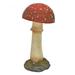 ORIGARDEN Mushroom Decor Outdoor Garden Statue - Garden Gnome s Favorite Garden Decoration Patio Decor (11.8 Red)