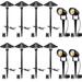 Landscape Lights Low Voltage 12V Landscape Lighting Kit Aluminum Low Voltage Landscape with Stake Waterproof for Walkway Yard Garden 12 Pack with Connectors