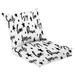 Outdoor Deep Seat Cushion Set 24 x 24 pattern Seamless pattern words love dream aweone withhand drawn stars Deep Seat Back Cushion Fade Resistant Lounge Chair Sofa Cushion Patio Furniture Cushion