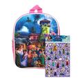 Disney Encanto Toddler Backpack 11 w/ Raised Stickers Set Pre-School Daycare