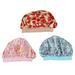 Cap Bonnet Hat Satin Night Sleeping Hair Baby Silk Kids Hats Toddler Shower Caps Children Wrap Loss Elastic Head