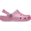 Crocs Pink Tweed Glitter Toddler Classic Glitter Clog Shoes