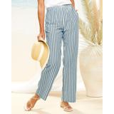 Blair Women's Cabana Stripe Pants - Multi - S - Misses