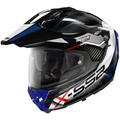 Nolan X-552 UC Graphic Motorcycle Helmet - 2X-Large (64cm) - Dinamo Carbon / White / Blue / Red, Black/blue/red