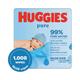 Huggies Pure, Baby Wipes, 18 Packs (1008 Wipes Total) 99 Percent Pure Water Wipes Fragrance Free for Gentle Cleaning and Protection Natural Wet Wipes