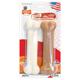 Nylabone Dura Chew Twin Pack Medium Dog Chews for Extreme Chewers, Bacon/Chicken