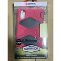 Griffin Survivor All-Terrain Case Cover for iPhone X / iPhone XS - Pink / Black