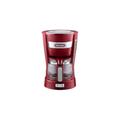 De'Longhi Active Line Drip Filter Coffee Machine, Stainless Steel, Keep warm & anti-drip function, 0.65 Litres, ICM14011.R, Red