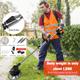 24V Cordless Grass Trimmer Portable Battery Rotary Lawn Mower Garden Weed Eater