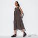 Women's Light Cotton Sleeveless Dress | Brown | XS | UNIQLO US