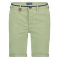 A Fish Named Fred Mens Bermuda Garment Dyed Shorts - Olive Green - 32