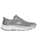 Skechers Men's Slip-ins: GO RUN Consistent - Empowered Sneaker | Size 10.5 | Gray | Textile/Synthetic | Vegan | Machine Washable