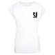 T-Shirt MERCHCODE "Merchcode Damen Ladies Lewis Capaldi - Tour grabsheet 4 T-Shirt" Gr. 3XL, weiß (white) Herren Shirts T-Shirts