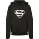 Hoodie F4NT4STIC "Kinder Superman Spot Logo with Basic Kids Hoody" Gr. 110/116, schwarz (black) Jungen Sweatshirts Sweatshirt