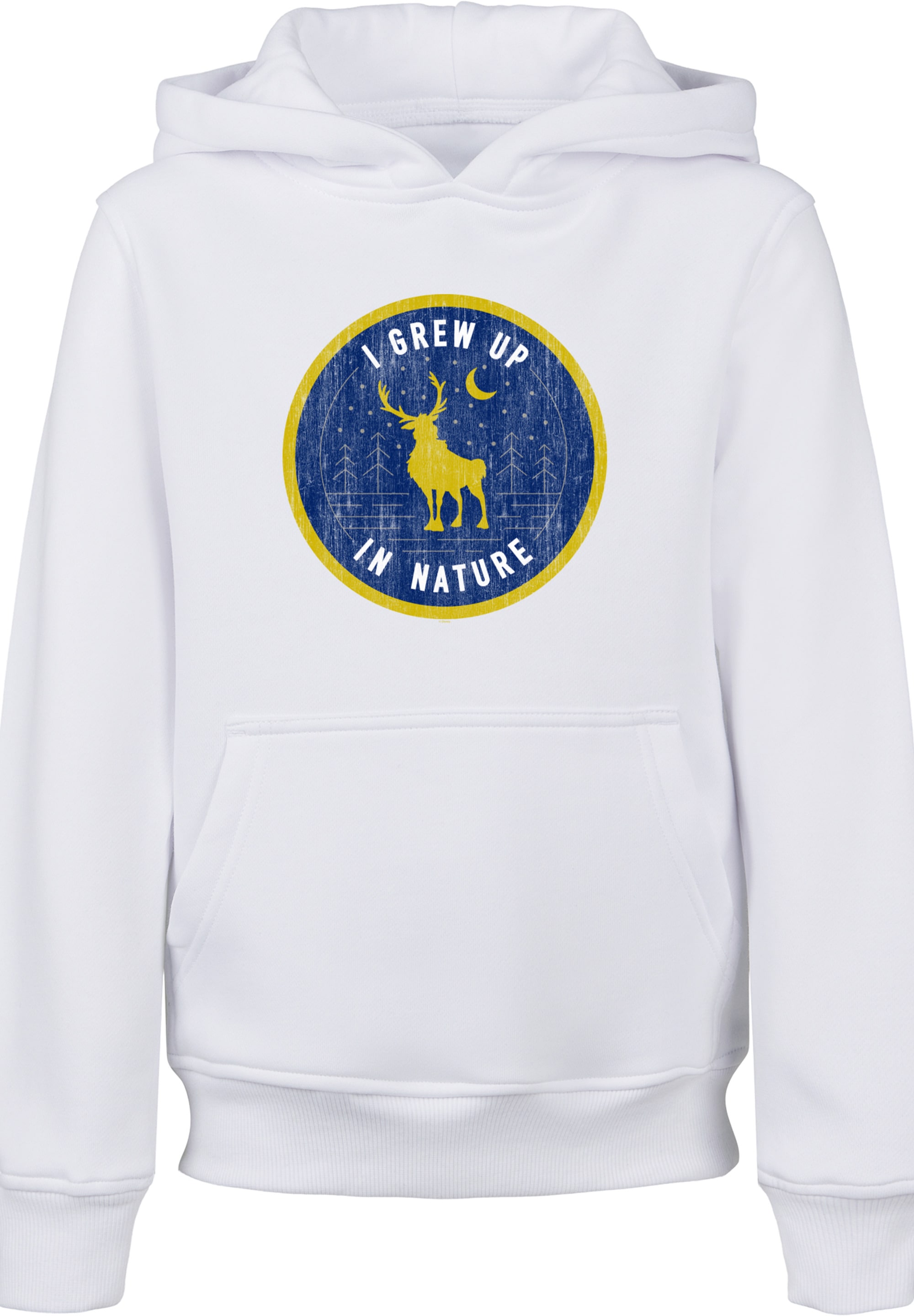 Hoodie F4NT4STIC "F4NT4STIC Kinder", Mädchen, Gr. 110/116, weiß, 65% Baumwolle, 35% Polyester, unifarben, ohne Ausschnitt, Sweatshirts Sweatshirt Image