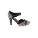 Poetic License Heels: Black Jacquard Shoes - Women's Size 9
