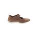 Ecco Sneakers: Brown Solid Shoes - Women's Size 38 - Round Toe