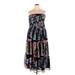 City Chic Casual Dress - Midi Strapless Sleeveless: Black Dresses - New - Women's Size 22 Plus