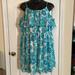 Lilly Pulitzer Dresses | Lilly Pulitzer Aqua Periwinkle White Starfish Motif Minidress Wbreast Ruffle 3x | Color: Blue/Green | Size: 3x