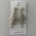 J. Crew Jewelry | J.Crew Tassle Earrings | Color: Cream/White | Size: Os