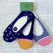 Kate Spade Accessories | Kate Spade Ny Liners Socks 3 Pairs One Size | Color: Blue/White | Size: Os