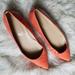 J. Crew Shoes | Coral J. Crew Flats | Color: Orange/Pink | Size: 8
