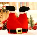 NALsa Christmas Funny Creative Santa Hat Elf Clown Red Trouser Legs Santa Christma Party Supplies Adult Xmas Gift Decoration