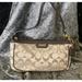 Coach Bags | Coach Wristlet In Tan Brown Signature C Print | Color: Brown/Tan | Size: Os